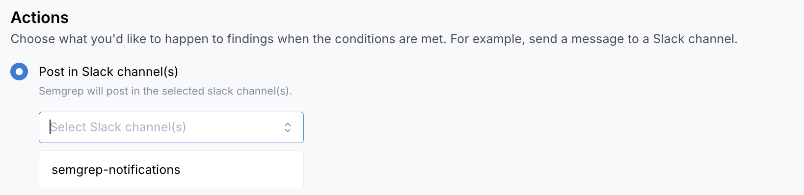 Policies > Semgrep Secrets
